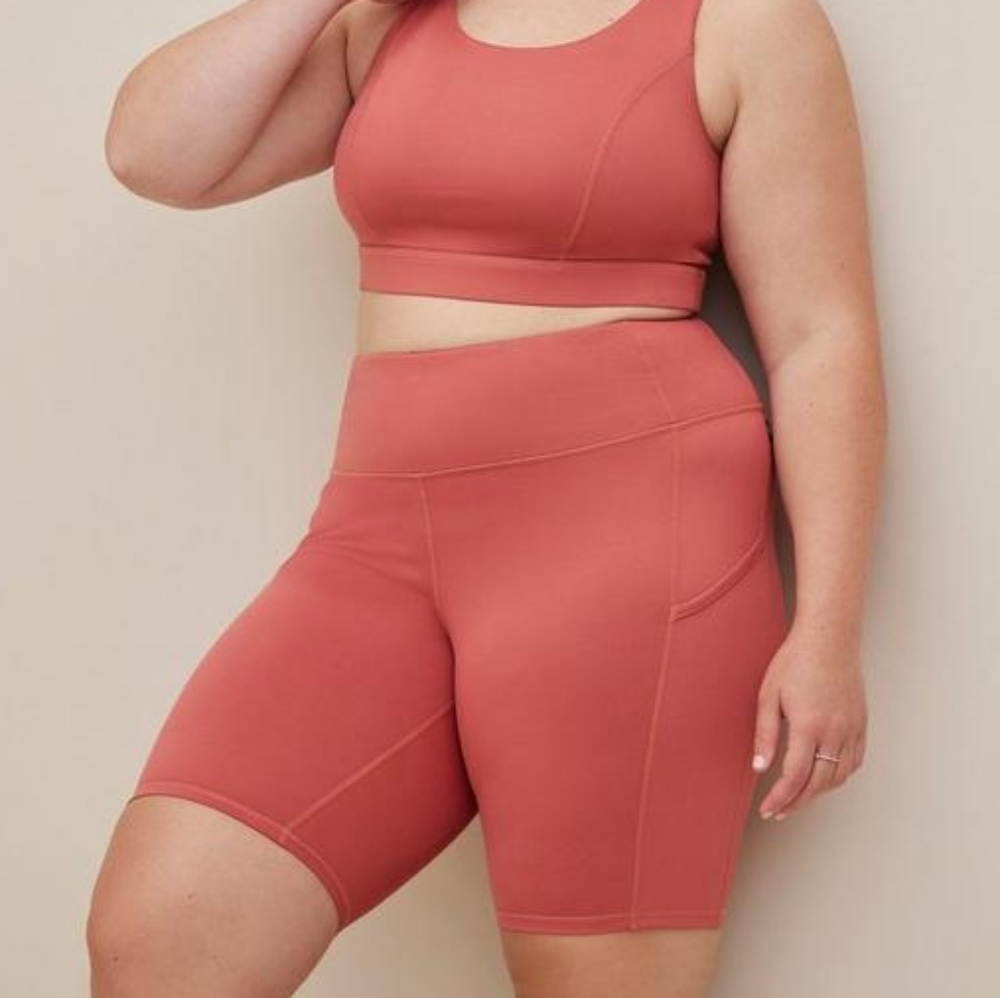 Torrid Happy Camper Super Soft Performance Jersey 9 Inch Active Bike Shorts 00X